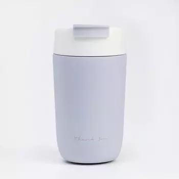 Термокружка take it easy school thank you, 500 мл, сохраняет тепло 6 ч, нержавеющая сталь, сиреневая