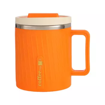 Термокружка, 580 мл, coffee, оранжевая
