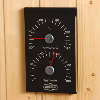 Термометр-гигрометр,19,7х12х1,8 см v-t017