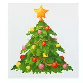 Термонаклейка елочка, набор 10 штук