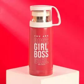 Термос girl boss, 350 мл, сохраняет тепло 8 ч