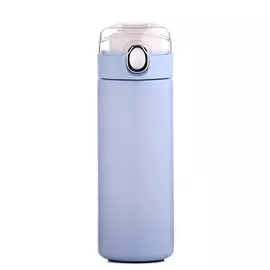 Термос мастер к simple, 400 мл, 20.56.3 см сохраняет тепло 8 ч, нержавеющая сталь, голубой