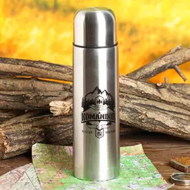 Термос komandor, 750 мл, сохраняет тепло 24 ч