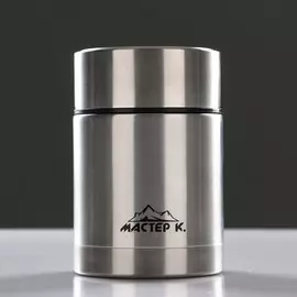 Термос для еды мастер к, 450 мл, 913.3 см, с широким горлом, нержавеющая сталь, серебристый