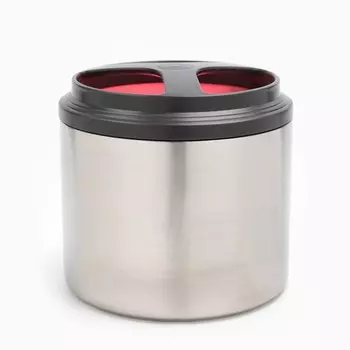 Термос для еды take it easy, 900 мл, 15.515 см, с широким горлом, нержавеющая сталь, серебристый, красный