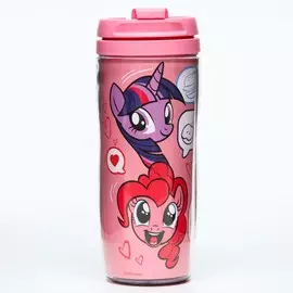 Термостакан детский со вставкой, 350 мл like, my little pony