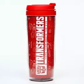 Термостакан transformers, 350 мл, трансформеры