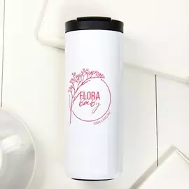 Термостакан flora, 500 мл, сохраняет тепло 2 ч