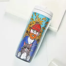 Термостакан со вставкой