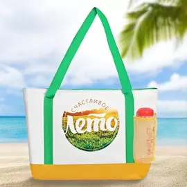 Термосумка пляжная с бутылкой