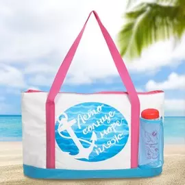 Термосумка пляжная с бутылкой