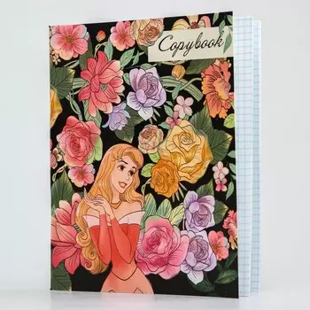 Тетрадь 48 листов в клетку, картонная обложка