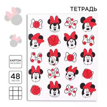 Тетрадь в клетку 48 листов, картонная обложка, блок №2, белизна 75% (серые листы),