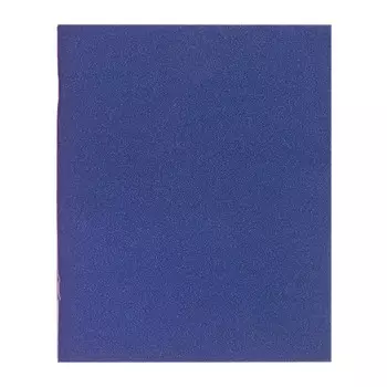 Тетрадь 96 листов в клетку vigo бумвинил, блок офсет, синий