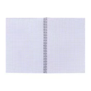 Тетрадь a4, 80 листов в клетку, на гребне