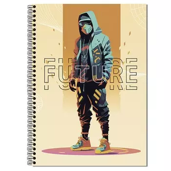 Тетрадь a4, 60 листов в клетку, на гребне