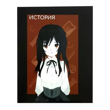 Тетрадь предметная 48 листов в клетку, calligrata