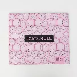 Текстильный матрасик 40х34 см cats rule