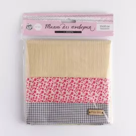 Ткань для пэчворка 3 лоскута