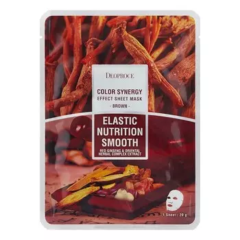 Тканевая маска для лица с экстрактом женьшеня и восточных трав