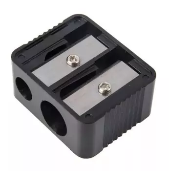 Точилка для карандашей, с малым и большим отверстием 3,5*3,0*1,7см 116-005