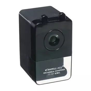 Точилка механическая с контейнером классика графит