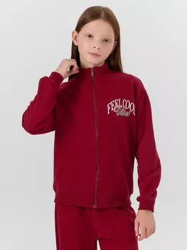 Толстовка для девочек красная