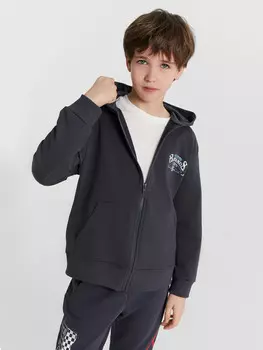 Толстовка для мальчиков серая