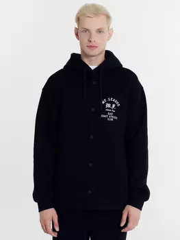 Толстовка мужская черная с печатью