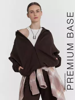 Толстовка женская коричневая