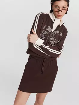 Толстовка женская коричневая