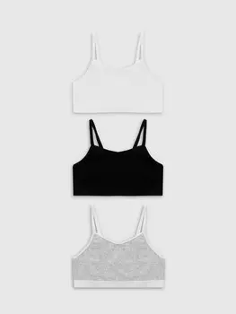 Топ бюстье для девочек в наборе, 3 шт