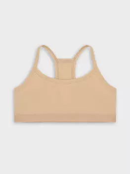 Топ для девочек бежевый