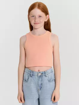 Топ для девочек персиковый