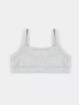 Топ для девочек серый