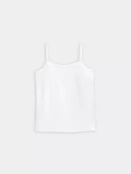 Топ для девочек в белом цвете