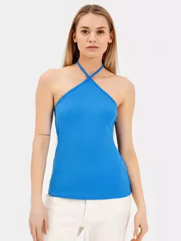 Топ женский ярко-синий