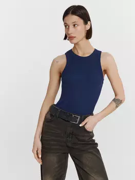 Топ женский синий
