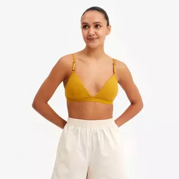 Топ женский, цвет желтый, размер 42-44