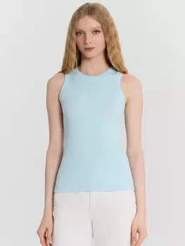 Топ женский голубой