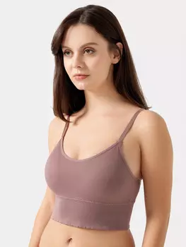 Топ женский кофейно-коричневый