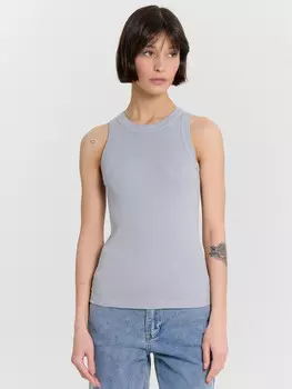 Топ женский серый