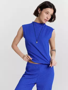 Топ женский синий