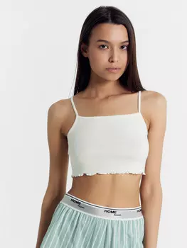 Топ женский в молочно-бежевом цвете