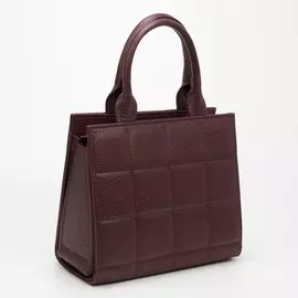 Сумка-тоут на молнии, цвет бордовый