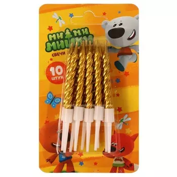 Товары для праздника - свечи Ми-ми-мишки, ЧУДО ПРАЗДНИК CCG-74839-MIMI