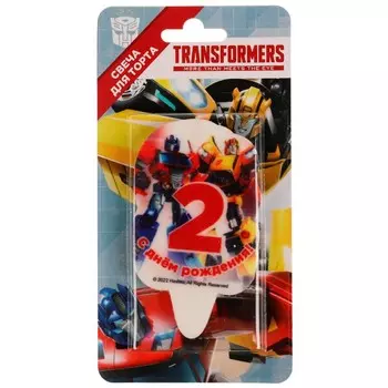 Товары для праздника - свечи Трансформеры, Веселый праздник CC-81098-02-TR