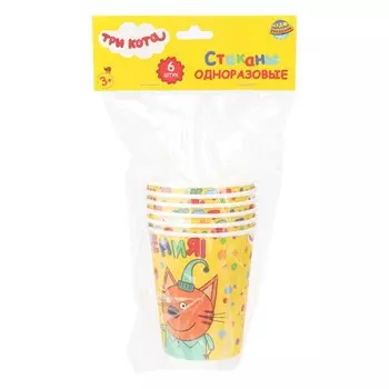 Товары для праздника ТРИ КОТА, ЧУДО ПРАЗДНИК CP-84270-3C