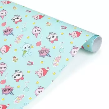 Товары для праздника - упаковочная бумага Малышарики, ЧУДО ПРАЗДНИК WP-118604-ML