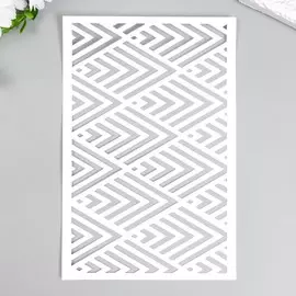 Пластиковый трафарет для творчества